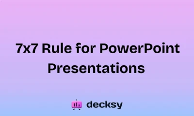 7x7 Rule for PowerPoint Presentations